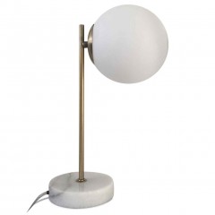 TABLE LAMP MARBLE WHITE 